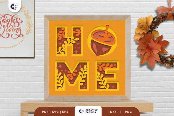 Bring Autumn to Life with the Acorn HOME 3D Layered Paper Cut