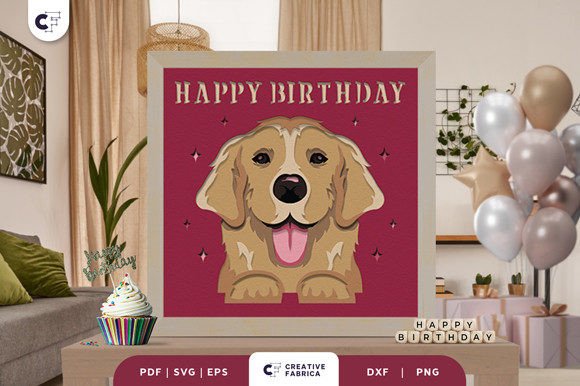 Celebrating Your Best Friend: The Ultimate Guide to the Birthday Golden Retriever 3D Papercut