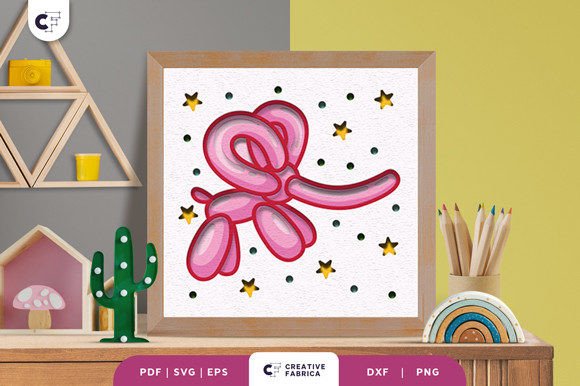 Crafting Whimsy: A Deep Dive into the Balloon Elephant 3D Paper Cut SVG