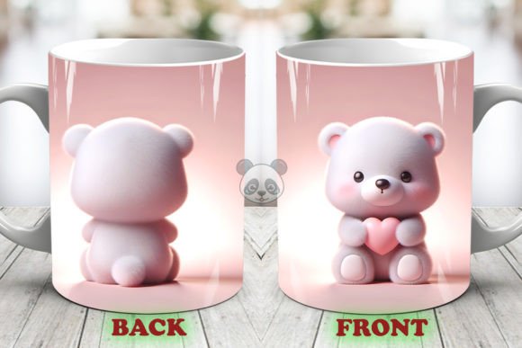 Creating Custom Valentine Gifts with the Polar Bear 3D Mug Wrap Design