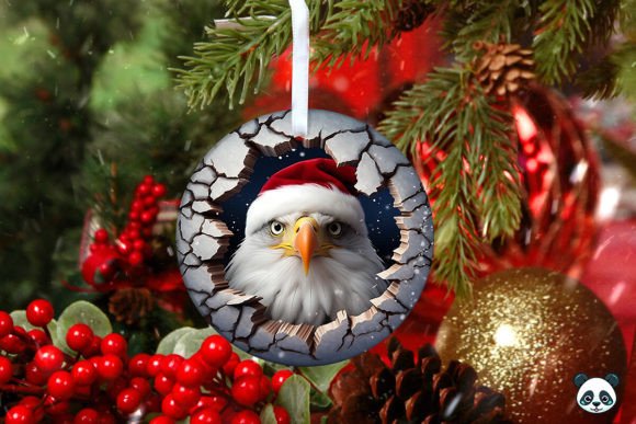 Elevate Designs with Bald Eagle 3D Ornament 1