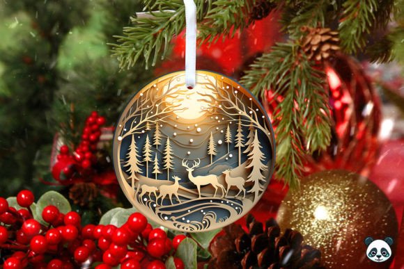 Elevating Holiday Crafts with the Christmas Lights 3D Christmas Ornament Design
