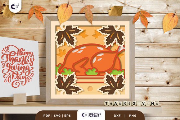 Elevating Holiday Decor with a Thanksgiving Turkey 3D Shadow Box