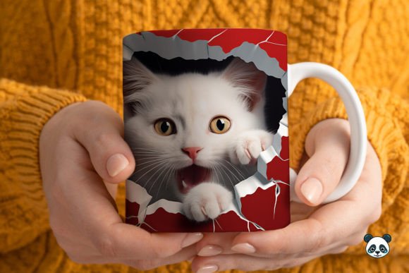 Elevating Holiday Merchandise: The Strategic Value of 3D Christmas Cat Mug Wrap Sublimation