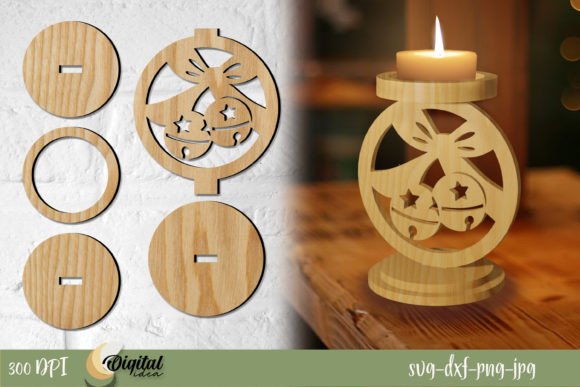 Evaluating the Bells Candle Holder Christmas Laser Cut Design
