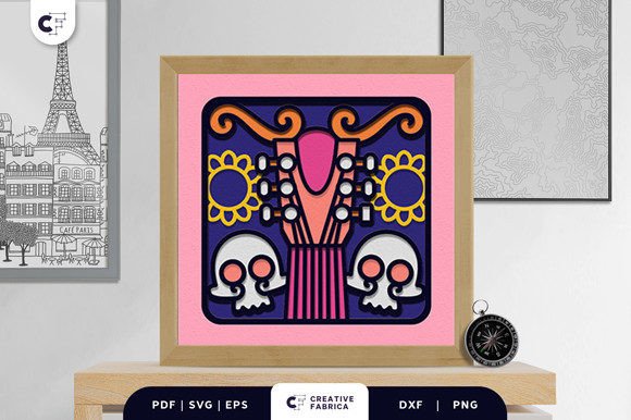 Evaluating the Día De Muertos 3D Paper Cut Shadow Box for Cultural Decor