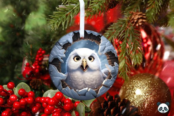 Evaluating the Snowy Owl 3D Christmas Ornament 1 for Sublimation Projects