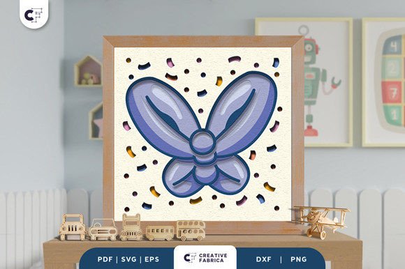 Mastering the Balloon Butterfly 3D Paper Cut SVG for Stunning Shadow Boxes
