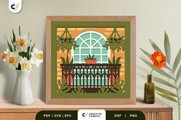 Transforming Spaces with the Floral Window 3D Shadow Box Paper Cut