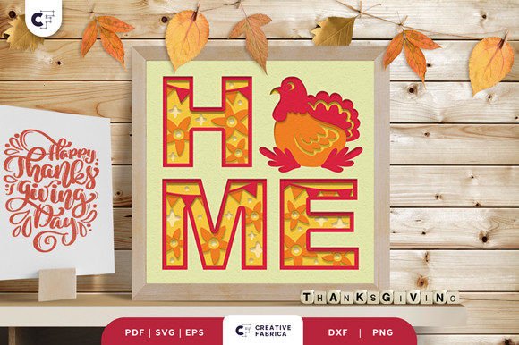 Turkey HOME 3D Light Box Paper Cut Guide