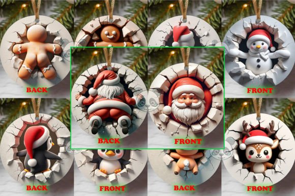 Unlocking Creative Potential with the Both Side 3D Christmas Ornament Bundle